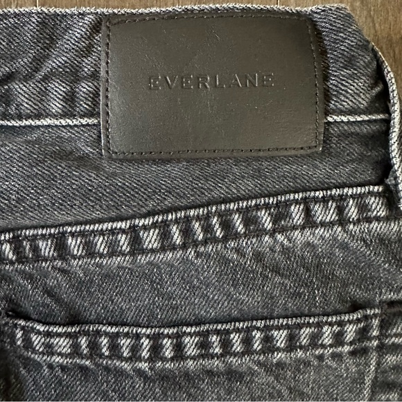 Everlane‎ The 90's Cheeky Jean Black Classic Button Fly 25 Ankle - Picture 7 of 8